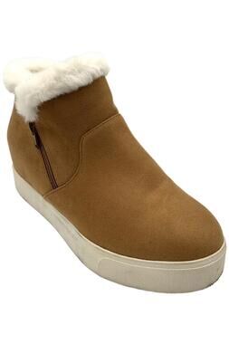 Urban Sport Women's Karlee Weather Resistant Wedge Bootie Tan - Medium